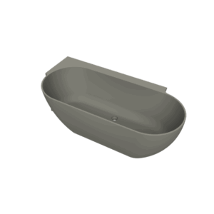 Havana back to wall ligbad 170 x 80 mat beton links