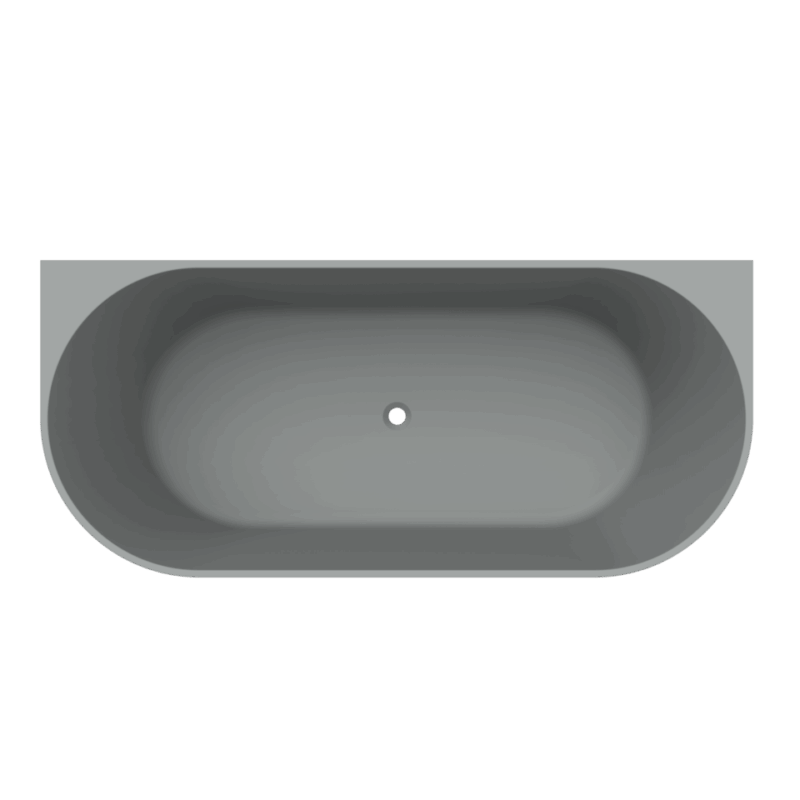 Pinto back-to-wall bath 170*73 matte gray Pinto back-to-wall bath 170*73 matte gray