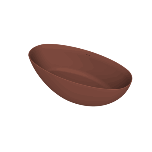 Ica vrijstaand ligbad 170*80 mat terracotta