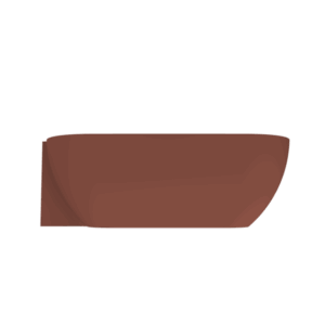 Havana back to wall ligbad 170 x 80 mat terracotta links