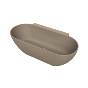 Havana back to wall ligbad 170 x 80 mat truffel