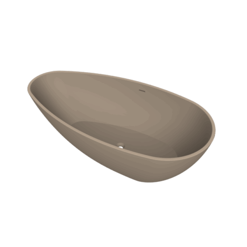 Lima vrijstaand ligbad 170*86*54 mat truffel