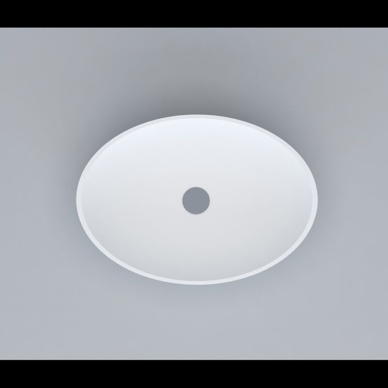 Loeffi Solid Surface waskom oval 49*34 mat wit