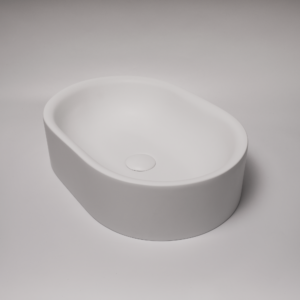 Zorra solid surface waskom 51 x 36 x 13 mat wit