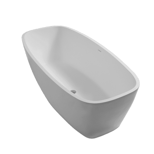 Maike solid surface freestanding bath 175*78*55 matt white