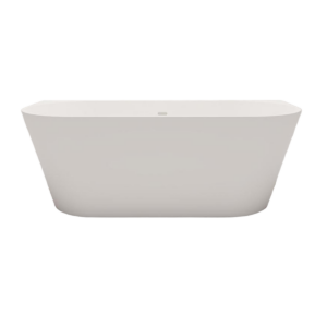 Evi solid surface back to wall ligbad 180*80*57 mat wit