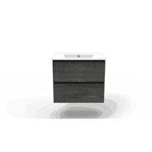 Onderkast Space dark oak 70 2 lades