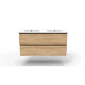 Onderkast Space nebraska oak 120 2 lades