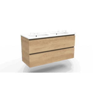 Onderkast Space nebraska oak 120 2 lades
