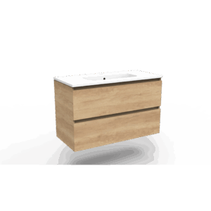 Onderkast Space nebraska oak 100 2 lades