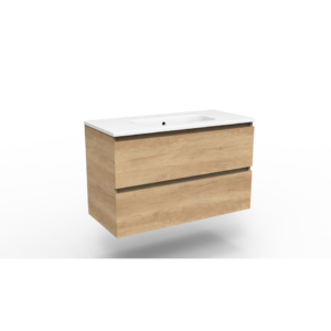 Onderkast Space nebraska oak 100 2 lades