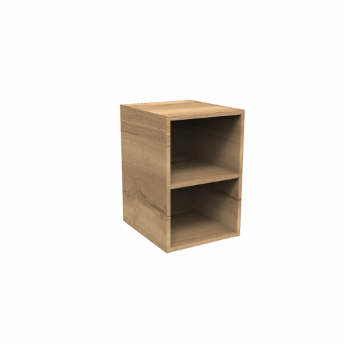Regaal element Space natural oak 40 2 vakken
