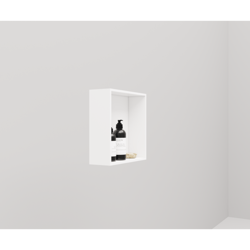 Solid Alcove opbouw 30*30 mat wit