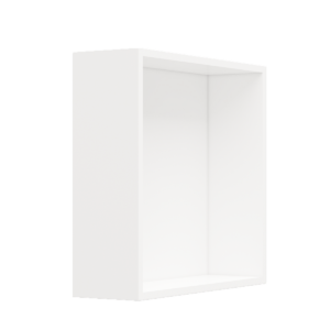 Solid Alcove inbouw 30*30 mat wit