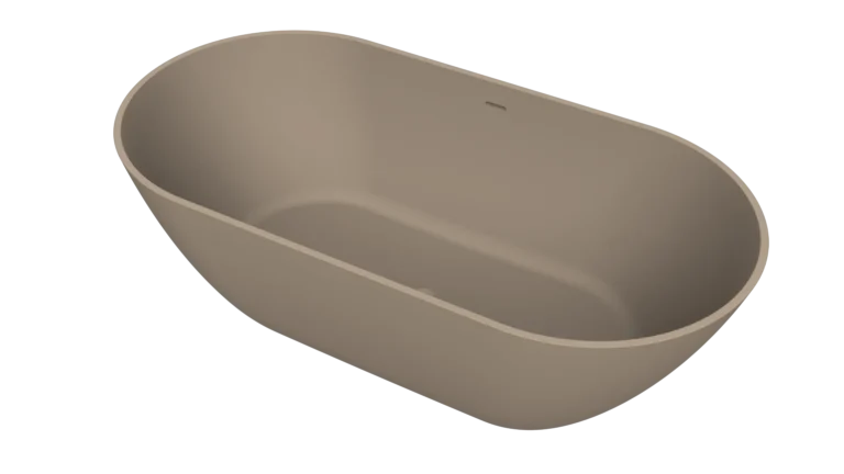Home 8 BAD809331 Cusco vrijstaand ligbad 175x85 mat truffel persp